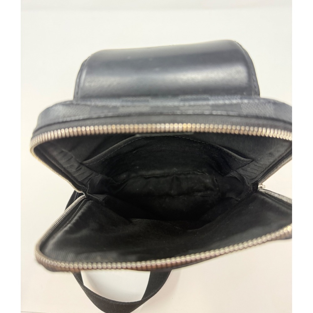 Louis Vuitton Avenue Sling Bag Damier Black Leather - Picture 8 of 11